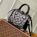 LV M27812 Louis Vuitton Alma Trunk BB Handbag Black