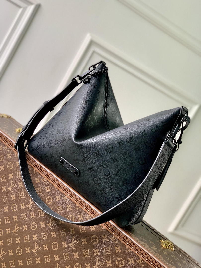 LV M27856 Louis Vuitton Vagabond Hobo Bag Monogram MIDNIGHT