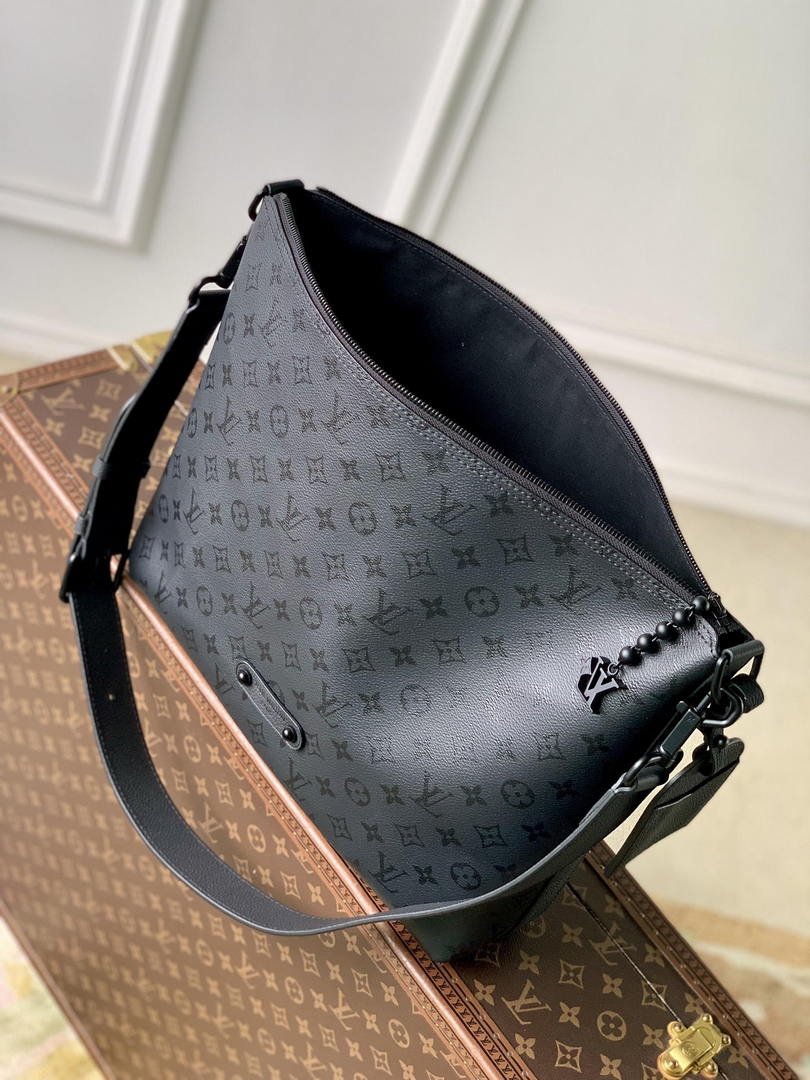 LV M27856 Louis Vuitton Vagabond Hobo Bag Monogram MIDNIGHT