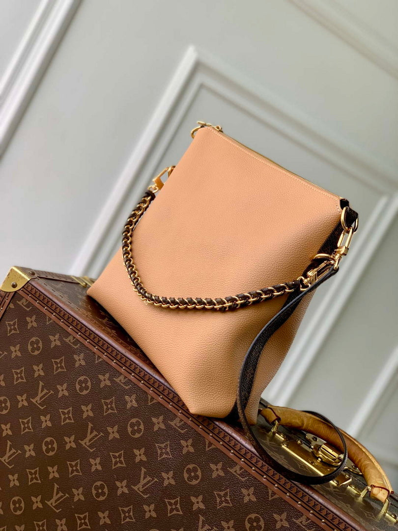 LV M28029 Louis Vuitton Multipass Handbag Arizona Beige