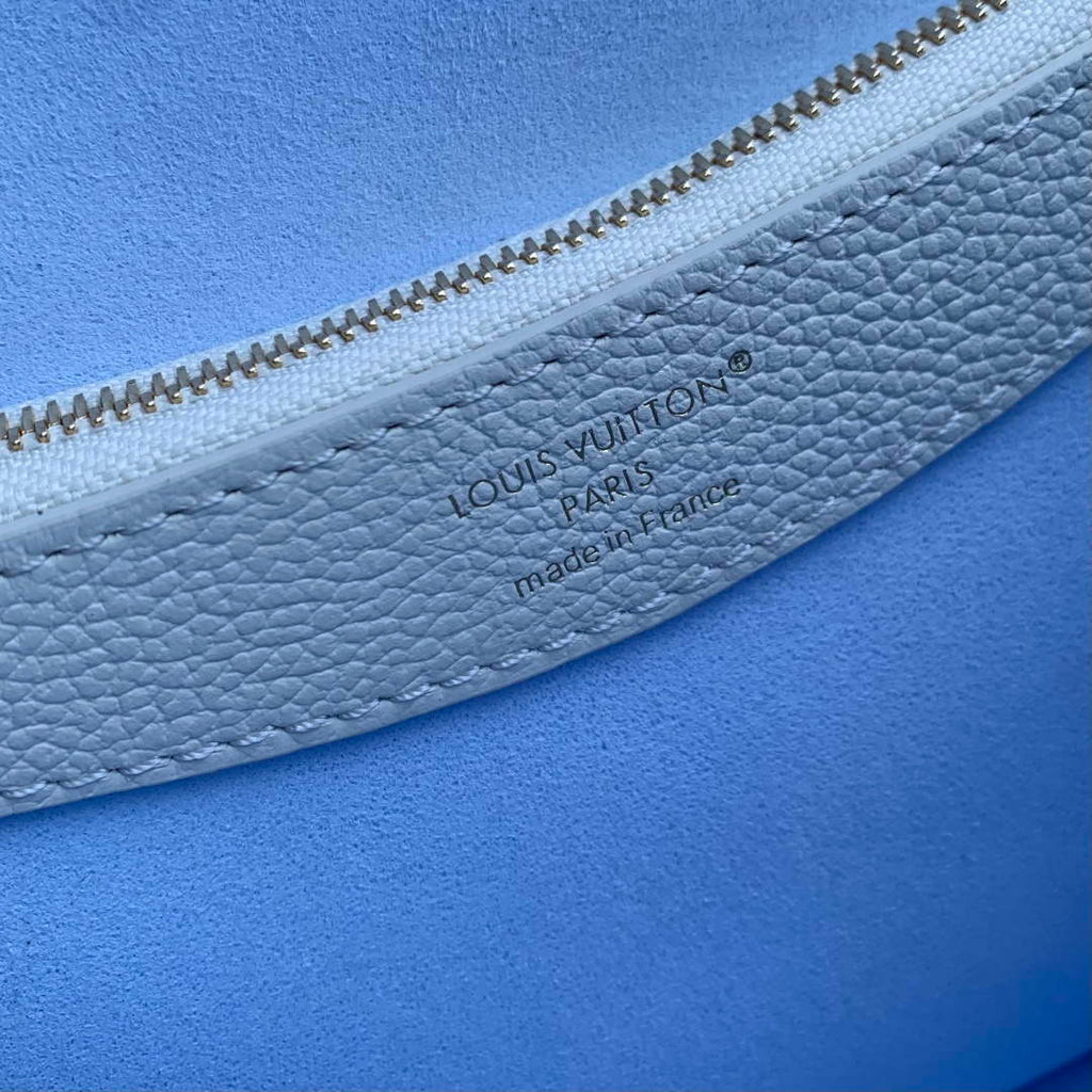LV M28054 Louis Vuitton Diane Handbag Milky White/Blue