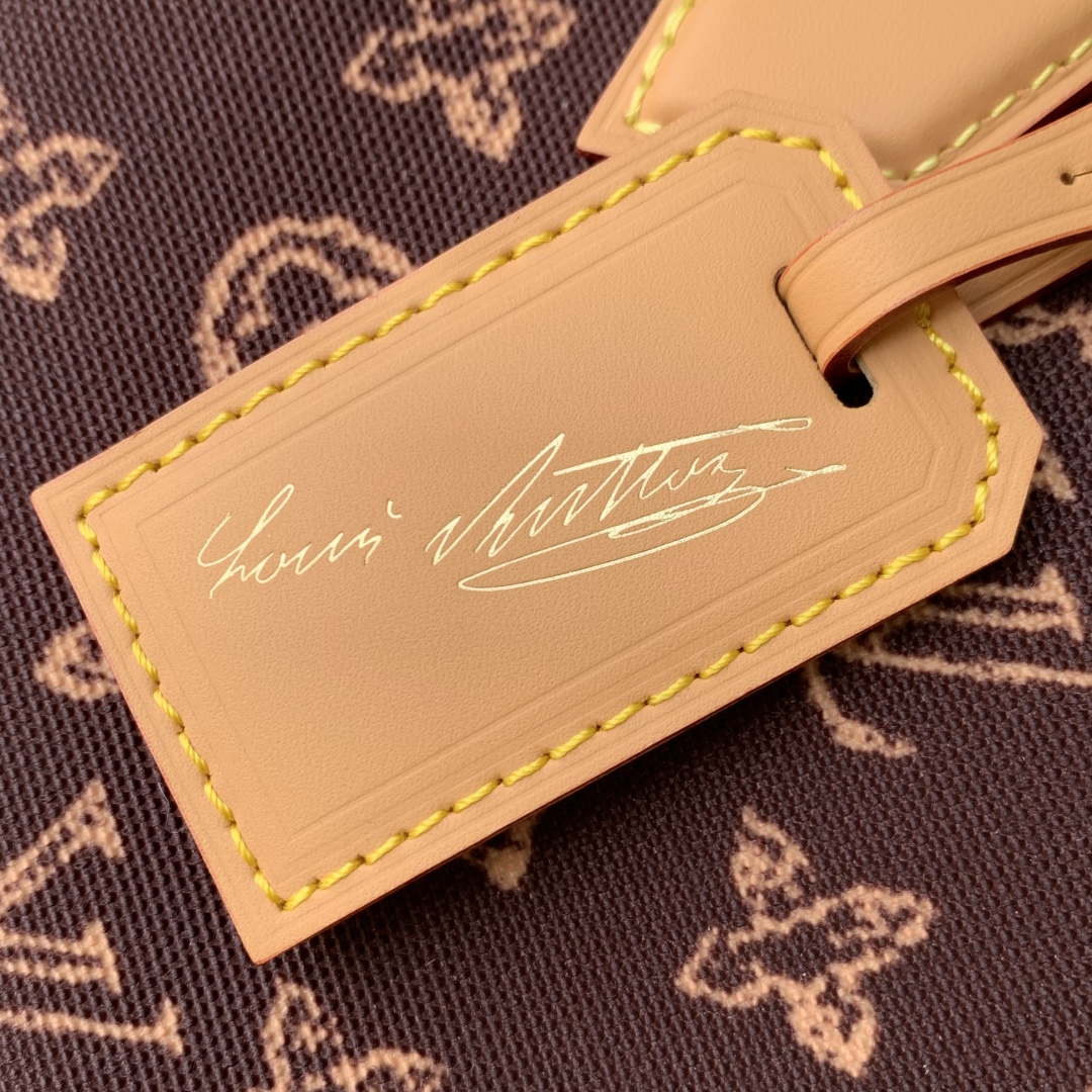 LV M28102 Louis Vuitton Speedy Trunk 20 Bag Brown