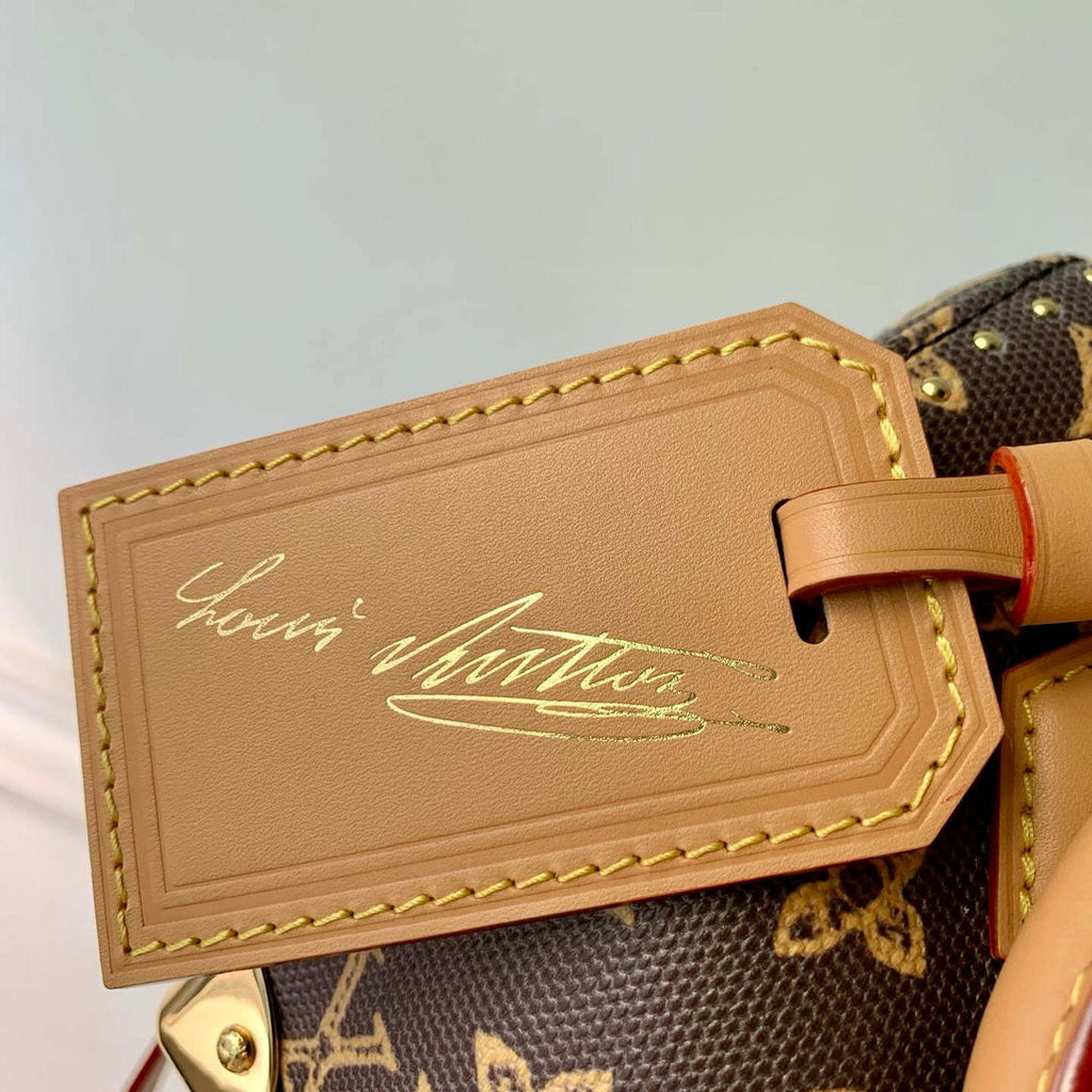 LV M28102 Louis Vuitton Speedy Trunk 20 Bag Monogram Origine Eb¨¨ne