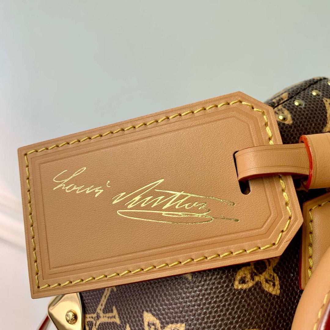 LV M28102 Louis Vuitton Speedy Trunk 20 Bag Monogram Origine Eb¨¨ne