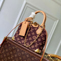 LV M28105 Louis Vuitton Alma Trunk BB Bag Brown