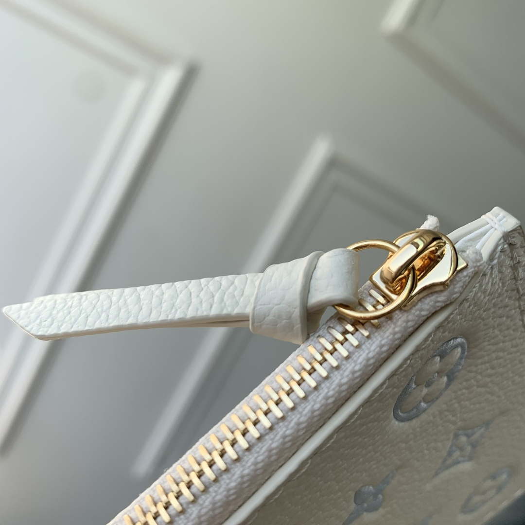LV M28127 Louis Vuitton Pochette F¨¦licie Bag Milky White/Blue