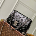 LV M28137 Louis Vuitton Trunkie Handbag Black
