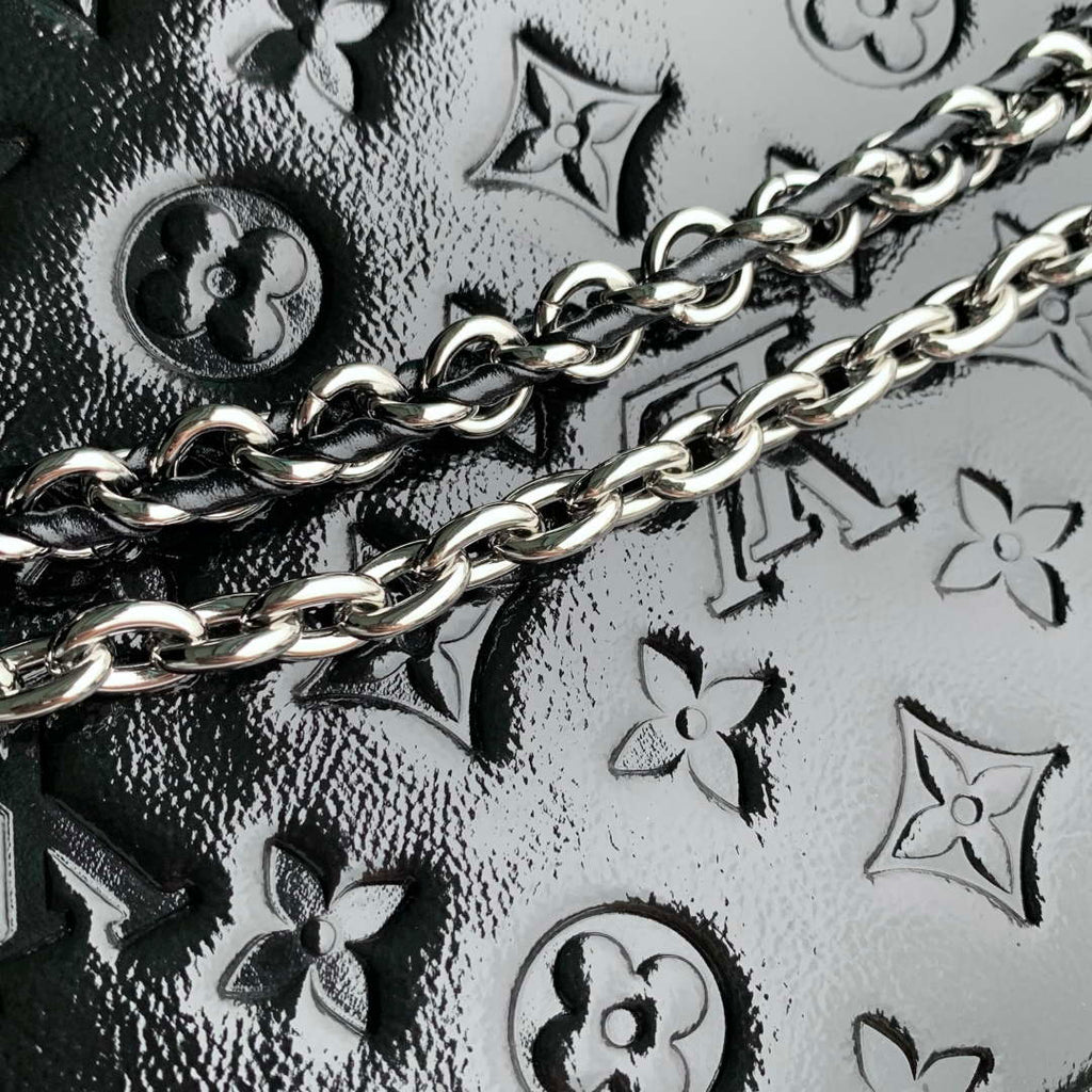 LV M28137 Louis Vuitton Trunkie Handbag Black
