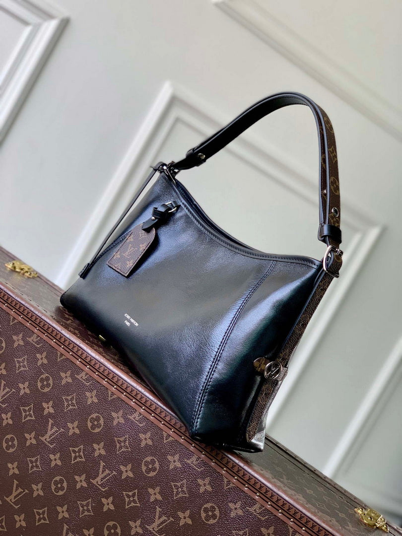 LV M28160 Louis Vuitton CarryAll East West Bag Black