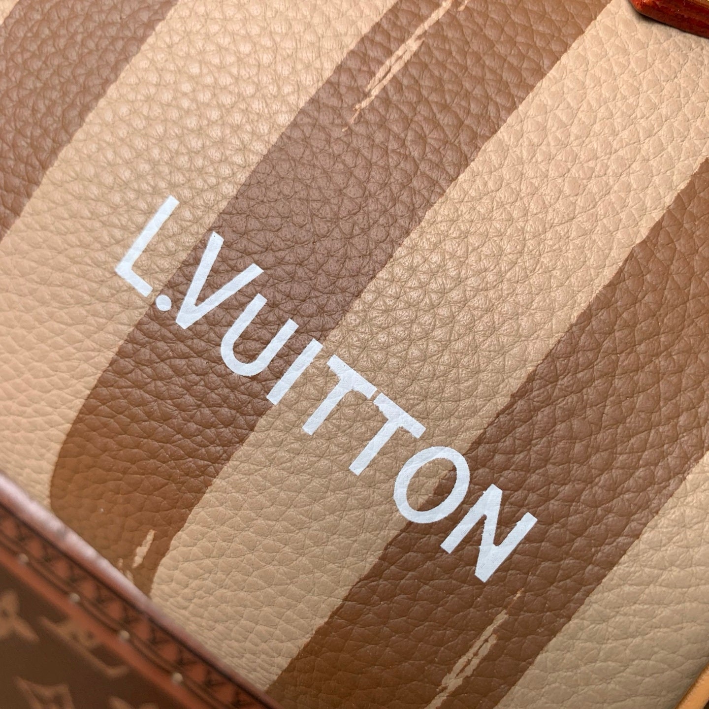 LV M28186 Louis Vuitton Speedy P9 Bandoulière 20 Bag Brown stripes