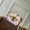 LV M28243 Louis Vuitton  LV x TM Petite Malle Handbag  Monogram White