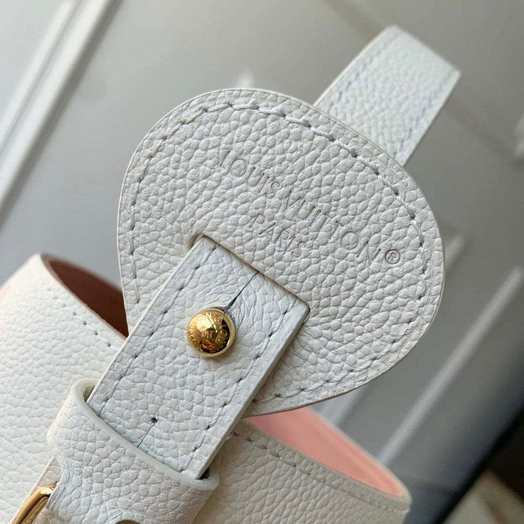 LV M28315 Louis Vuitton All In BB Bag Milky White/Peach