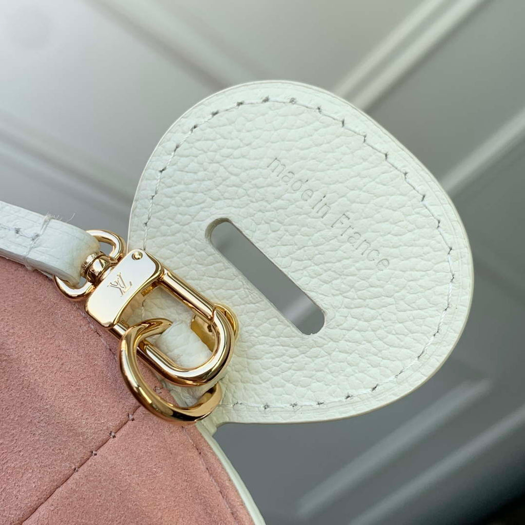LV M28315 Louis Vuitton All In BB Bag Milky White/Peach