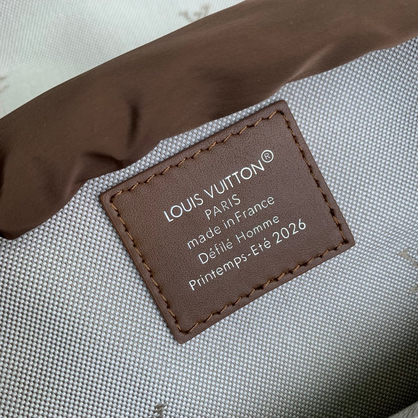 LV M28380 Louis Vuitton Montsouris Cargo Backpack Caramel