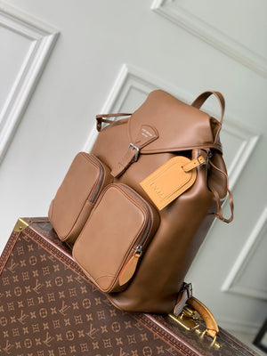 LV M28380 Louis Vuitton Montsouris Cargo Backpack Caramel - Default Title - View 2