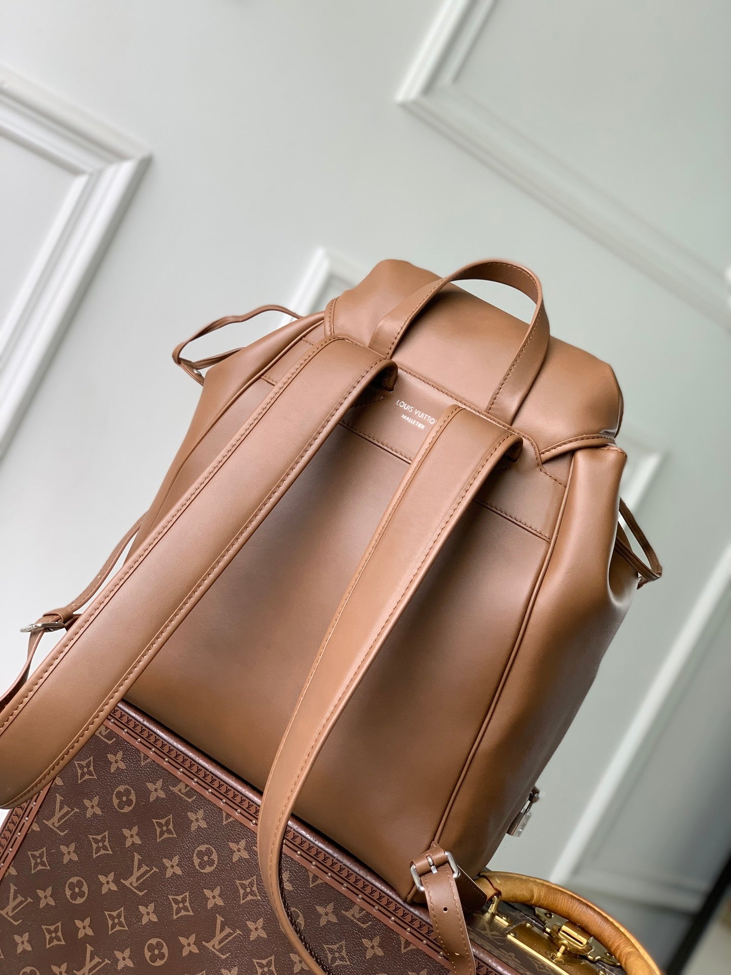 LV M28380 Louis Vuitton Montsouris Cargo Backpack Caramel - Default Title - View 3