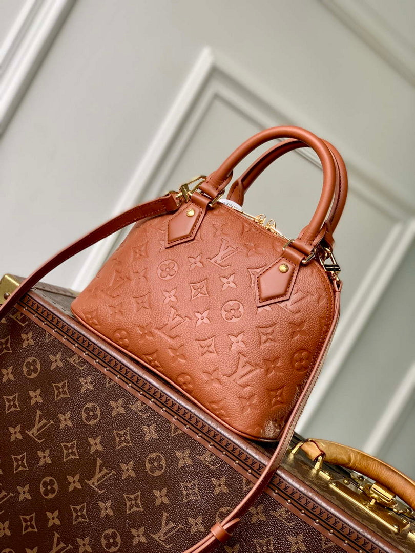 LV M28661 Louis Vuitton Alma BB Bag Tan