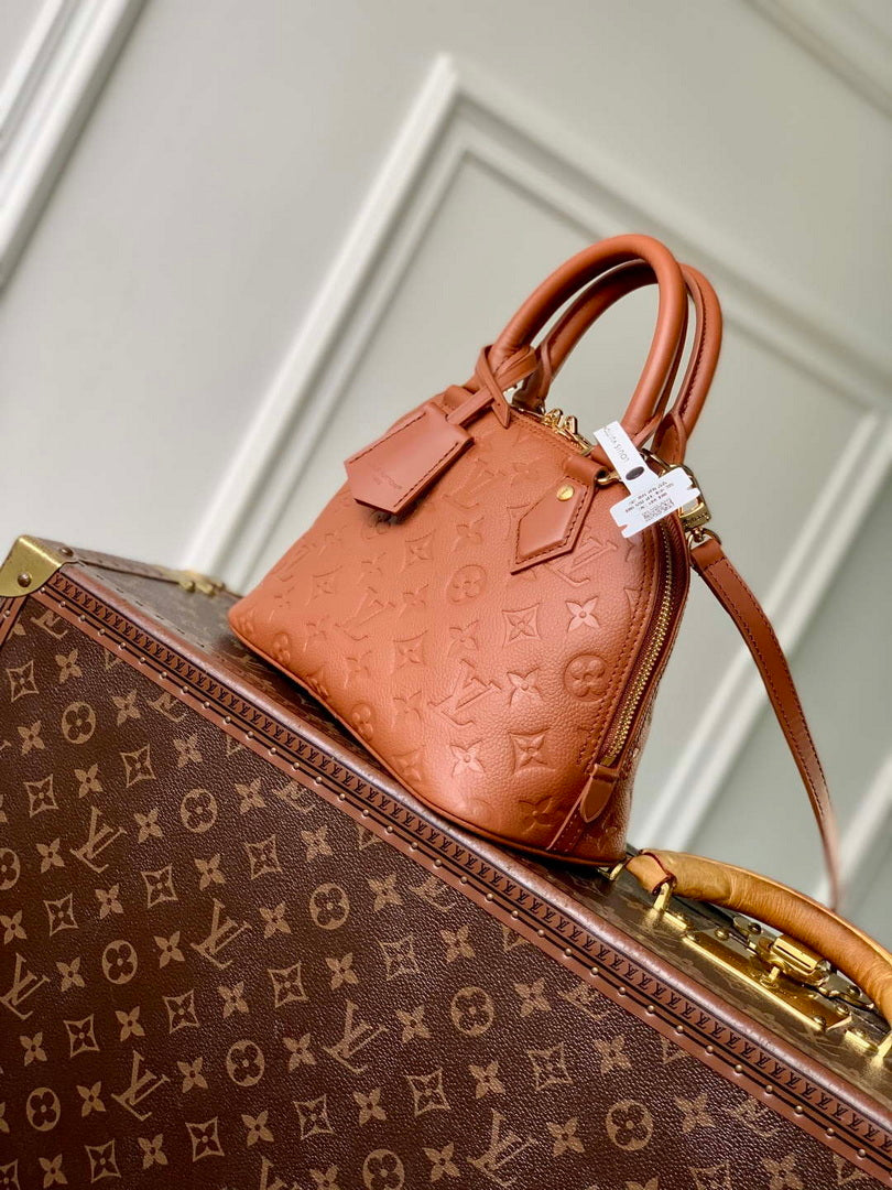 LV M28661 Louis Vuitton Alma BB Bag Tan