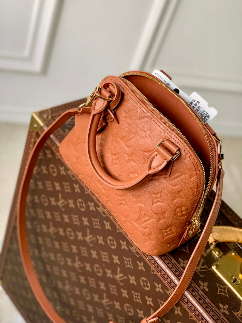 LV M28661 Louis Vuitton Alma BB Bag Tan