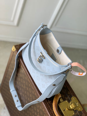 LV M28779 Louis Vuitton All Around PM Bag Bleu Olympe - Default Title - View 10