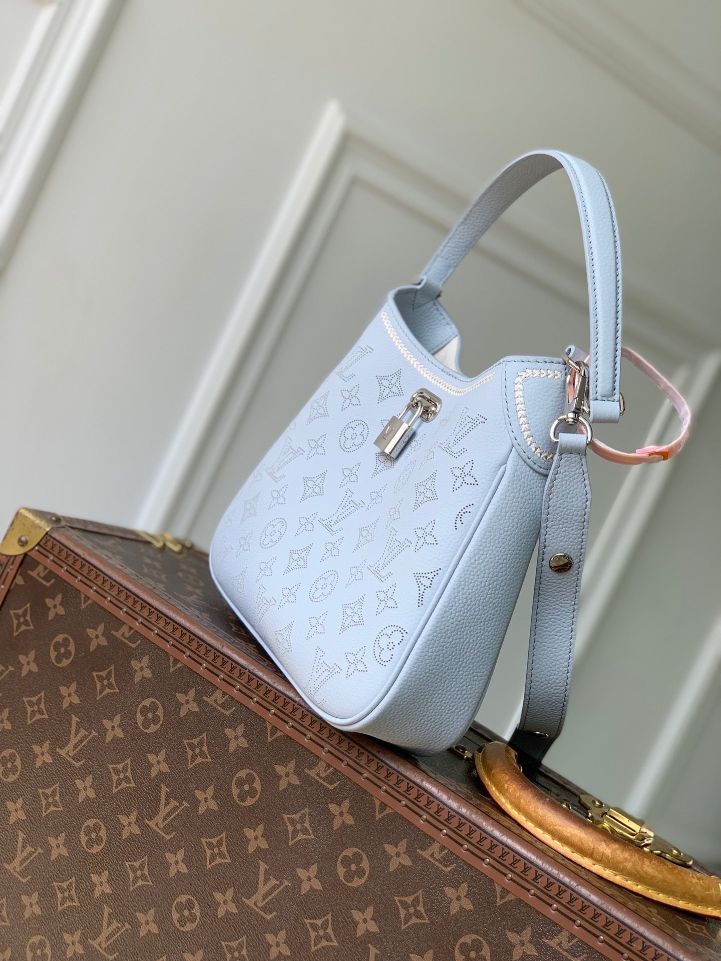 LV M28779 Louis Vuitton All Around PM Bag Bleu Olympe