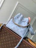 LV M28885 Louis Vuitton Bella Handbag Bleu Olympe