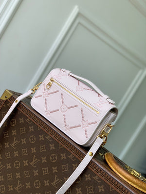 LV M29488 Louis Vuitton Pochette Métis East West Bag Light Bliss Couture - Default Title - View 3
