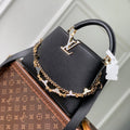 LV M29608 Louis Vuitton Capucines BB Bag Taurillon Leather Black