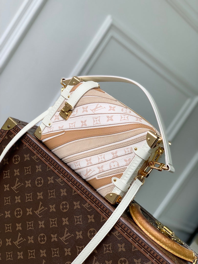 LV M29666 Louis Vuitton Side Trunk MM Bag Quartz