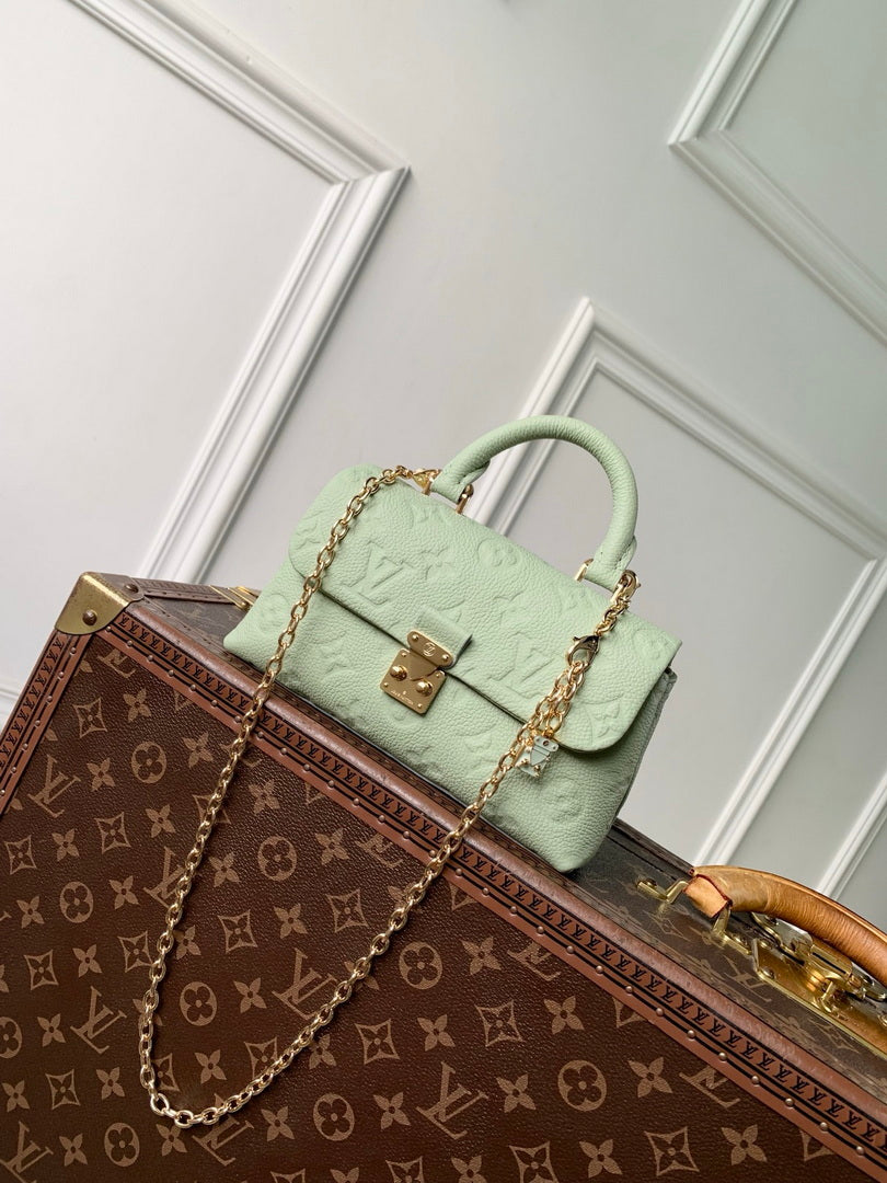 LV M29785 Louis Vuitton Nano Madeleine Bag Minty
