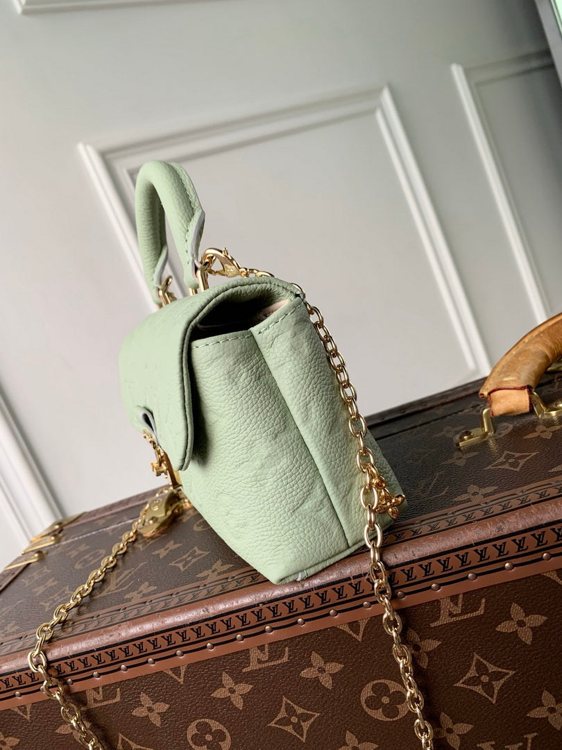 LV M29785 Louis Vuitton Nano Madeleine Bag Minty
