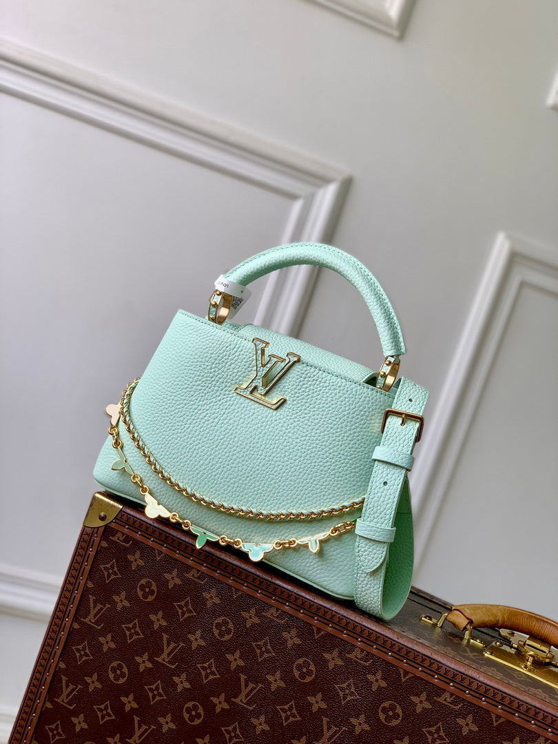 LV M29951 Louis Vuitton Capucines BB Bag M29608 Minty