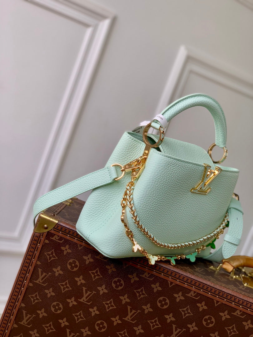 LV M29951 Louis Vuitton Capucines BB Bag M29608 Minty