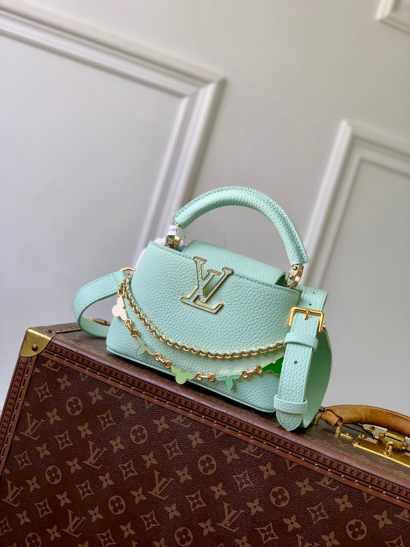 LV M29951 Louis Vuitton Capucines Mini Bag M29608 Minty