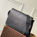 LV M2A192 Louis Vuitton Bastille MM Messenger Bag Black