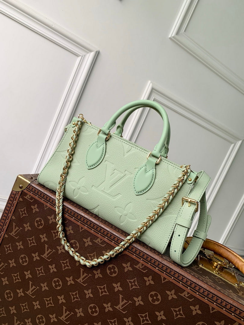 LV M2A337 Louis Vuitton OnTheGo East-West Bag Minty