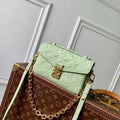 LV M2A339 Louis Vuitton Pochette Métis East-West Bag Minty