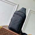 LV M2A354 Louis Vuitton Avenue Slingbag PM Black