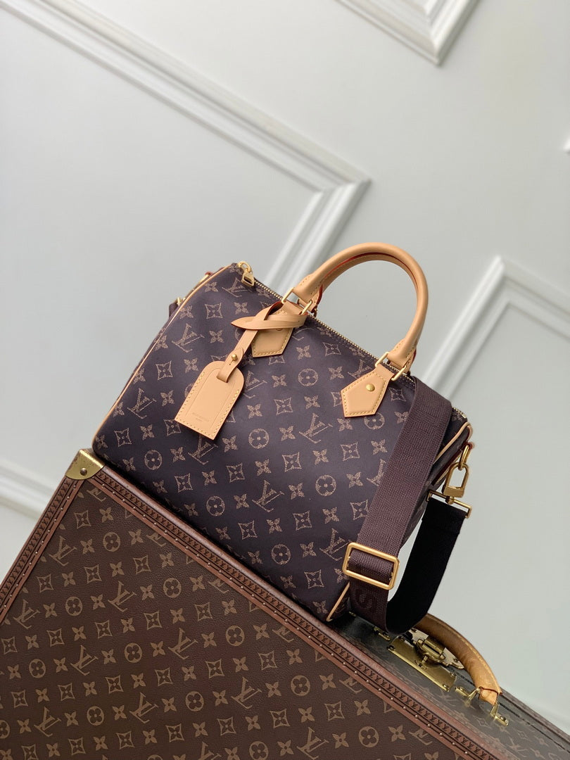 LV M2A454 Louis Vuitton Speedy 30 Bandoulière Louis Vuitton Silk Tech Bag