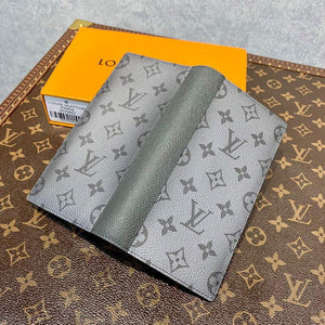 LV M30298 Louis Vuitton Brazza Wallet Taiga leather - Default Title - View 3
