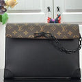 LV M30583 Louis Vuitton Pochette Voyage Steamer Bag Black - luxibagsmall