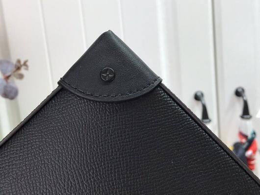 LV M30583 Louis Vuitton Pochette Voyage Steamer Bag Black - luxibagsmall
