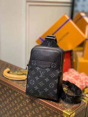 LV M30741 Louis Vuitton Outdoor Slingbag Black - Default Title - View 1