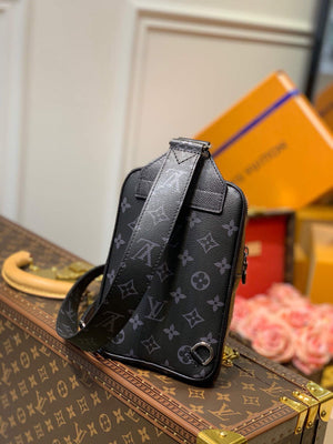 LV M30741 Louis Vuitton Outdoor Slingbag Black - Default Title - View 2