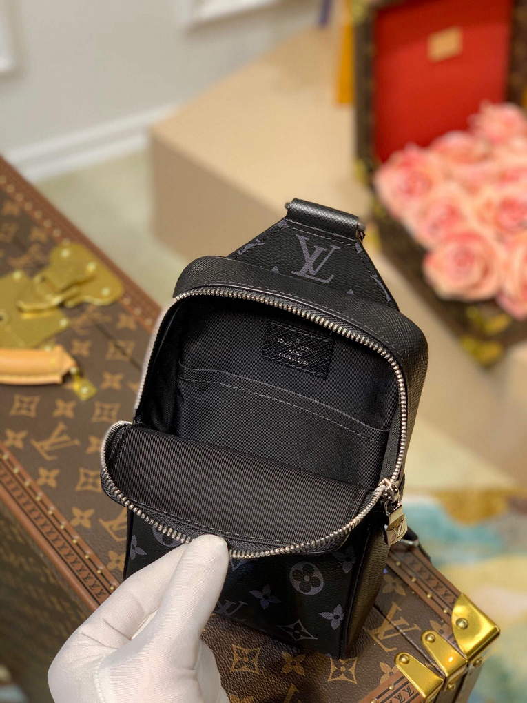 LV M30741 Louis Vuitton Outdoor Slingbag Black - Default Title - View 8