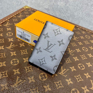 LV M30837 Louis Vuitton Pocket Organizer Gunmetal Gray - Default Title - View 1