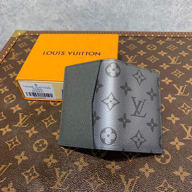 LV M30837 Louis Vuitton Pocket Organizer Gunmetal Gray - Default Title - View 2