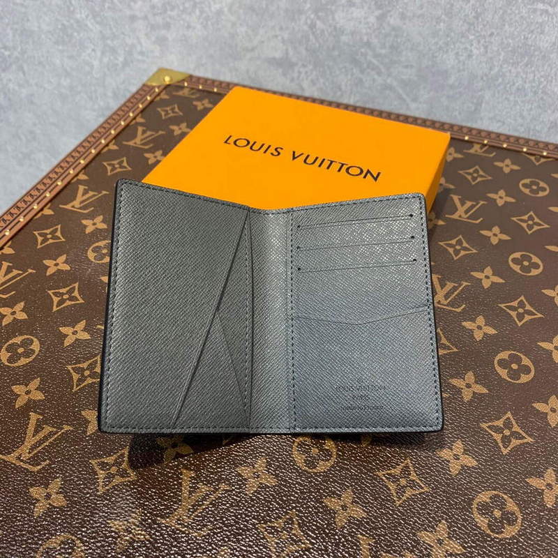 LV M30837 Louis Vuitton Pocket Organizer Gunmetal Gray