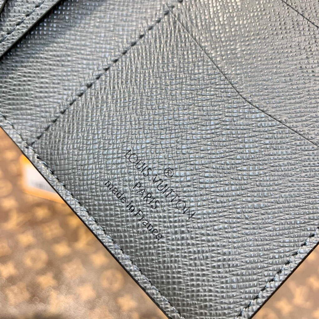 LV M30837 Louis Vuitton Pocket Organizer Gunmetal Gray