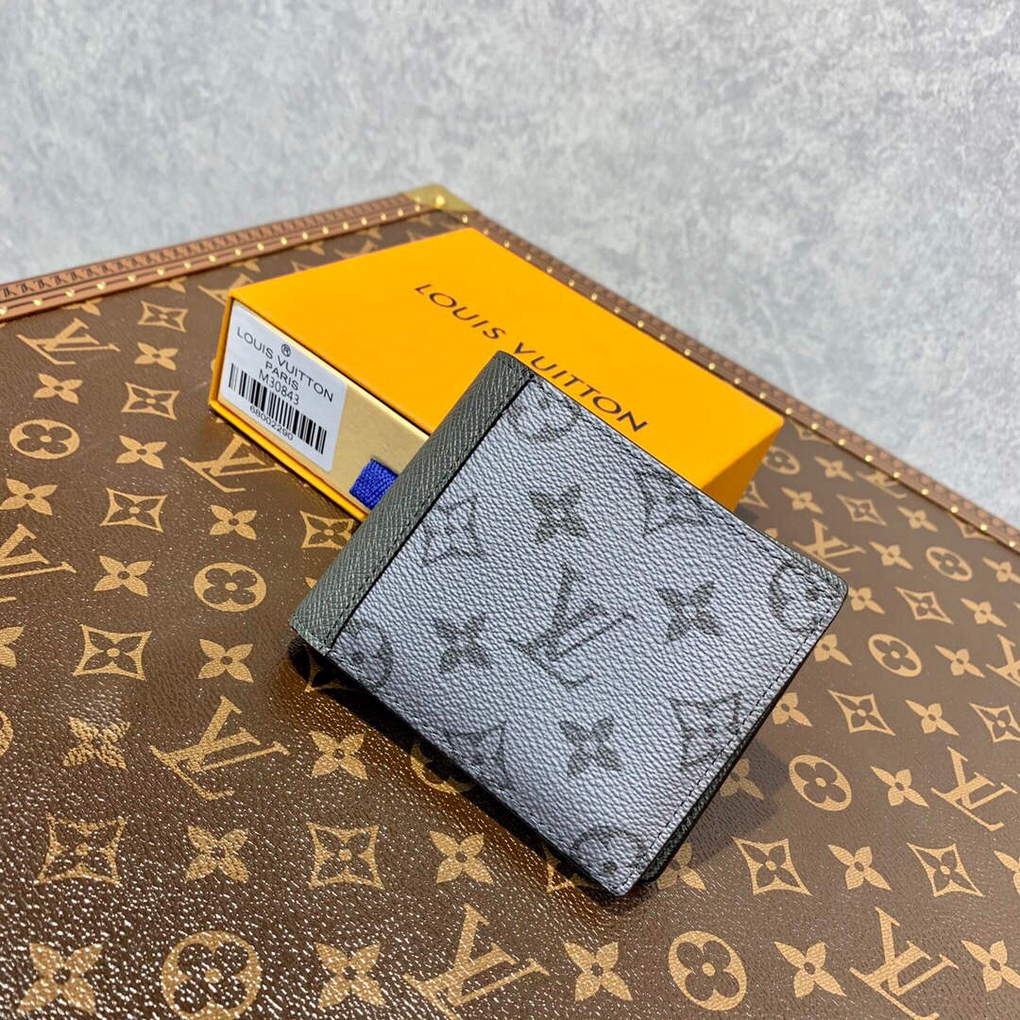 LV M30843 Louis Vuitton Multiple Wallet Gunmetal Gray - Default Title - View 1